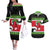 New Zealand Funny Christmas Couples Matching Off The Shoulder Long Sleeve Dress and Hawaiian Shirt Maori Tiki