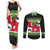 New Zealand Funny Christmas Couples Matching Tank Maxi Dress and Long Sleeve Button Shirt Maori Tiki