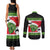 New Zealand Funny Christmas Couples Matching Tank Maxi Dress and Long Sleeve Button Shirt Maori Tiki