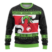 New Zealand Funny Christmas Ugly Christmas Sweater Maori Tiki LT05 - Polynesian Pride