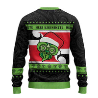 New Zealand Funny Christmas Ugly Christmas Sweater Maori Tiki LT05 - Polynesian Pride