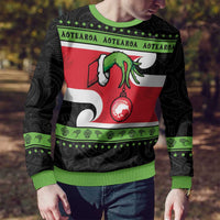 New Zealand Funny Christmas Ugly Christmas Sweater Maori Tiki LT05 - Polynesian Pride