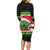 New Zealand Funny Christmas Long Sleeve Bodycon Dress Maori Tiki