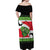 New Zealand Funny Christmas Off Shoulder Maxi Dress Maori Tiki