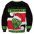 New Zealand Funny Christmas Sweatshirt Maori Tiki