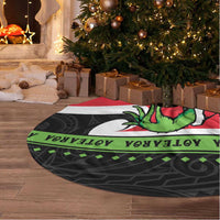 New Zealand Funny Christmas Tree Skirt Maori Tiki LT05 - Polynesian Pride