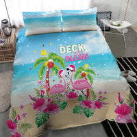 Hawaii Christmas Bedding Set Deck The Palms Holiday Flamingos LT05 - Polynesian Pride
