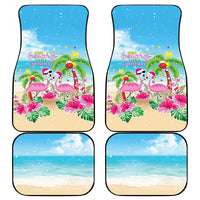 Hawaii Christmas Car Mats Deck The Palms Holiday Flamingos LT05 - Polynesian Pride