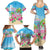 Hawaii Christmas Family Matching Summer Maxi Dress and Hawaiian Shirt Deck The Palms Holiday Flamingos