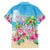 Hawaii Christmas Hawaiian Shirt Deck The Palms Holiday Flamingos