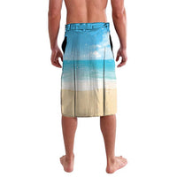 Hawaii Christmas Lavalava Deck The Palms Holiday Flamingos LT05 - Polynesian Pride