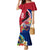 Guam Martin Luther King Jr Day Family Matching Mermaid Dress and Hawaiian Shirt LT05 Mom's Dress Red - Polynesian Pride