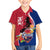 Guam Martin Luther King Jr Day Family Matching Puletasi Dress and Hawaiian Shirt LT05 Son's Shirt Red - Polynesian Pride