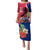 Guam Martin Luther King Jr Day Puletasi LT05 Long Dress Red - Polynesian Pride