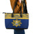 Repubrikin Naoero Independence Day Leather Tote Bag Tamanu With Coat Of Arms LT05 - Polynesian Pride