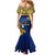 Personalised Repubrikin Naoero Independence Day Mermaid Dress Tamanu With Coat Of Arms LT05 - Polynesian Pride