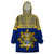 Personalised Repubrikin Naoero Independence Day Wearable Blanket Hoodie Tamanu With Coat Of Arms LT05 One Size Yellow - Polynesian Pride