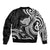 Hawaii Manta Ray Bomber Jacket Polynesian Art Tattoo