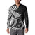 Hawaii Manta Ray Button Sweatshirt Polynesian Art Tattoo