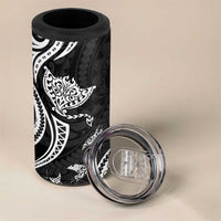 Hawaii Manta Ray 4 in 1 Can Cooler Tumbler Polynesian Art Tattoo LT05 - Polynesian Pride