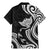 Hawaii Manta Ray Family Matching Mermaid Dress and Hawaiian Shirt Polynesian Art Tattoo