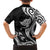 Hawaii Manta Ray Family Matching Puletasi and Hawaiian Shirt Polynesian Art Tattoo