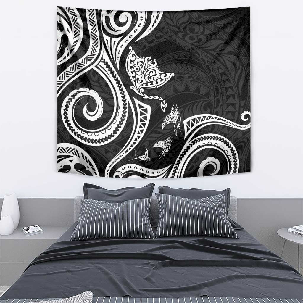 Hawaii Manta Ray Tapestry Polynesian Art Tattoo LT05 - Polynesian Pride