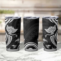 Hawaii Manta Ray Tumbler Cup Polynesian Art Tattoo LT05 - Polynesian Pride