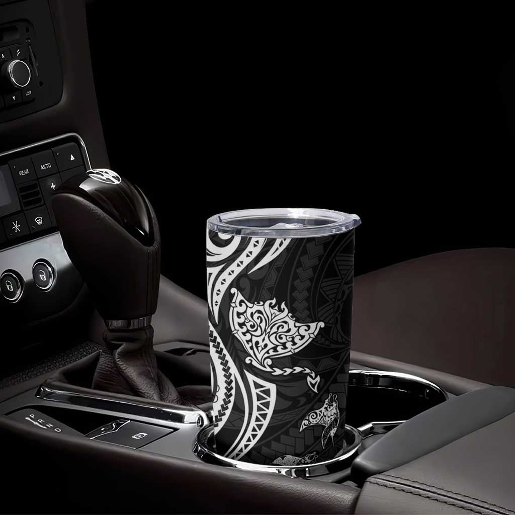 Hawaii Manta Ray Tumbler Cup Polynesian Art Tattoo LT05 - Polynesian Pride