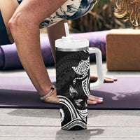 Hawaii Manta Ray Tumbler With Handle Polynesian Art Tattoo LT05 - Polynesian Pride