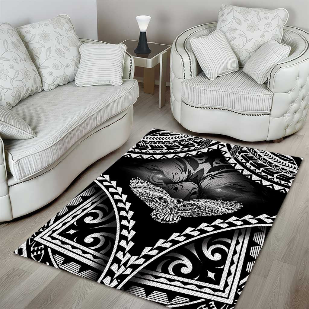 Hawaiian Hawk Area Rug Polynesian Pattern Style LT05 - Polynesian Pride