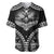 Hawaiian Hawk Baseball Jersey Polynesian Pattern Style