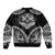 Hawaiian Hawk Bomber Jacket Polynesian Pattern Style