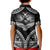 Hawaiian Hawk Kid Polo Shirt Polynesian Pattern Style