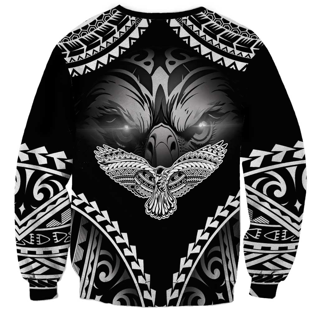 Hawaiian Hawk Sweatshirt Polynesian Pattern Style LT05 - Polynesian Pride