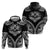 Hawaiian Hawk Zip Hoodie Polynesian Pattern Style