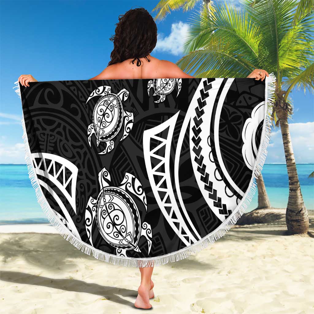 Hawaii Ohana Means Family Beach Blanket Sea Turtle Polynesian Style LT05 - Polynesian Pride