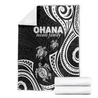 Hawaii Ohana Means Family Blanket Sea Turtle Polynesian Style LT05 - Polynesian Pride