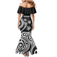 Hawaii Ohana Means Family Mermaid Dress Sea Turtle Polynesian Style LT05 - Polynesian Pride