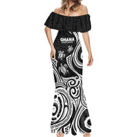 Hawaii Ohana Means Family Mermaid Dress Sea Turtle Polynesian Style LT05 - Polynesian Pride