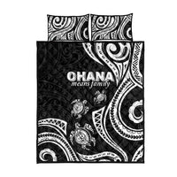 Hawaii Ohana Means Family Quilt Bed Set Sea Turtle Polynesian Style LT05 - Polynesian Pride
