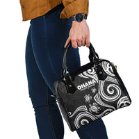 Hawaii Ohana Means Family Shoulder Handbag Sea Turtle Polynesian Style LT05 - Polynesian Pride