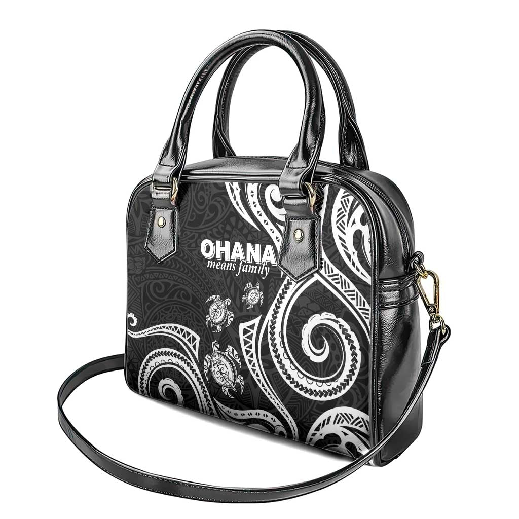 Hawaii Ohana Means Family Shoulder Handbag Sea Turtle Polynesian Style LT05 - Polynesian Pride