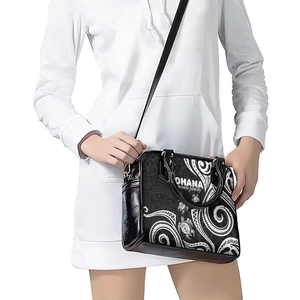 Hawaii Ohana Means Family Shoulder Handbag Sea Turtle Polynesian Style LT05 - Polynesian Pride