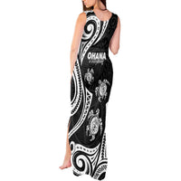 Hawaii Ohana Means Family Tank Maxi Dress Sea Turtle Polynesian Style LT05 - Polynesian Pride