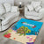 Ohana Hawaii Area Rug Kawaii Family Turtle