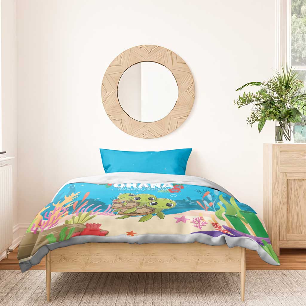 Ohana Hawaii Bedding Set Kawaii Family Turtle LT05 - Polynesian Pride