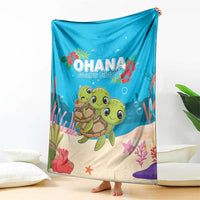 Ohana Hawaii Blanket Kawaii Family Turtle LT05 - Polynesian Pride