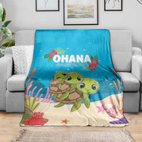 Ohana Hawaii Blanket Kawaii Family Turtle LT05 - Polynesian Pride