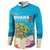 Ohana Hawaii Button Sweatshirt Kawaii Family Turtle